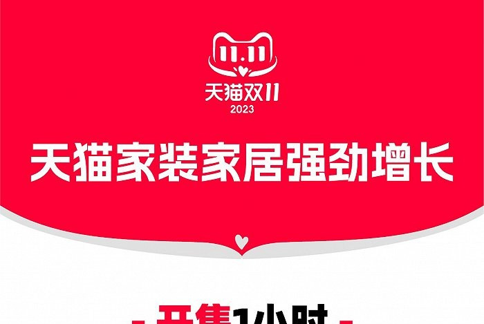 天猫双11家装家居品牌爆发式增长